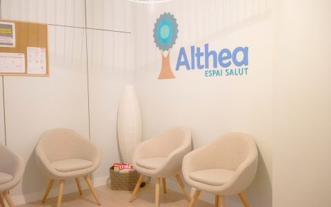 Sala espera Althea fisioterapia y osteopatia